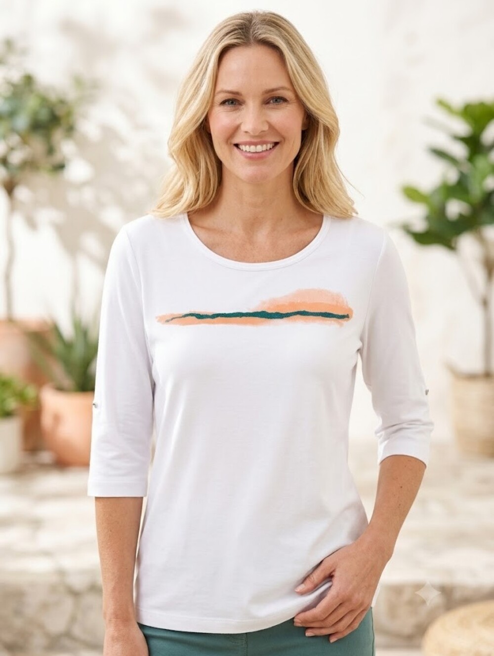 Marble Scotland basic Tee Normcore Momcore Casual Capsule Coastal